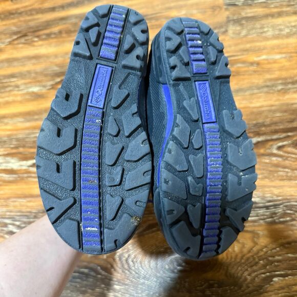 Columbia Size 12 Girls Purple Suede Snow Boots Winter Shoes Vintage Y2K Toddler - Picture 7 of 9